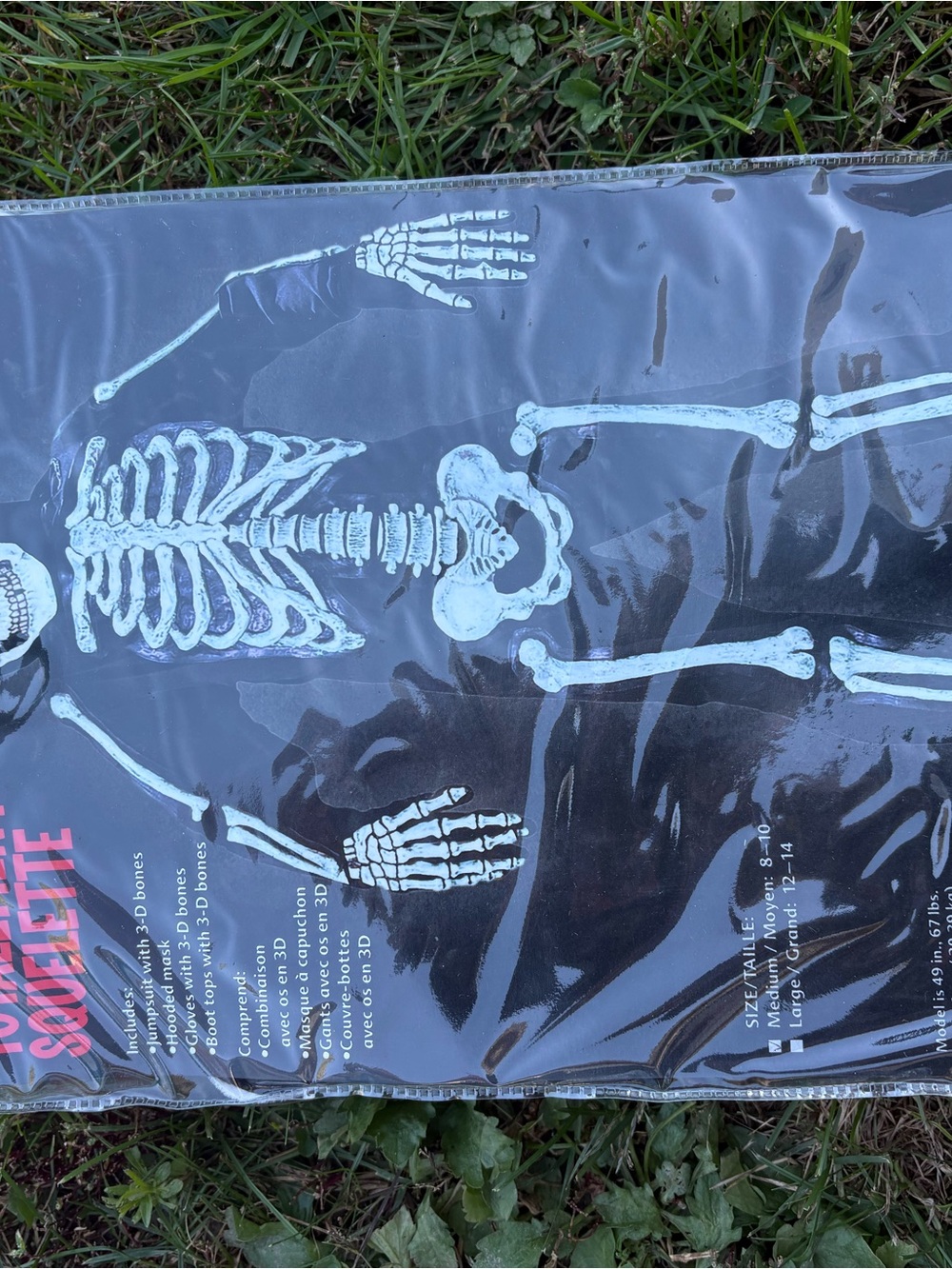 Black Skeleton Kids Costume - Brand: (Not Specified)